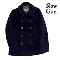 Slowgun(スロウガン)メルトン Pコート ピーコート/2/ネイビー Slowgun(スロウガン)メルトン Pコート ピーコート/2/ネイビー