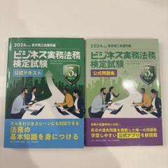【バラ売り可・書き込み無し】ビジネス実務法務検定試験3級 公式テキスト・問題集