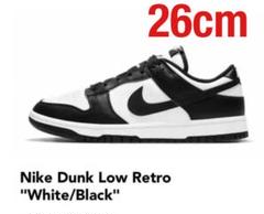 dunk パンダ 26の検索結果 - メルカリ 安い販売品 Nike パンダ 26.0 Retro low Dunk スニーカー