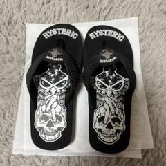 HYSTERIC GLAMOUR フリンジ クロッグサンダル 25.0 23～25cm】FIRE PATTERN サンダル（サンダル）｜HYSTERIC