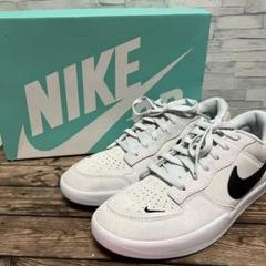 新品【Nike 】SB スニーカー クリーム色 スエード NIKE SB】FC CLASSIC カラー：summit white/vivid orange-summit