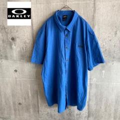↓値下げ中【OAKLEY】ワンポイントロゴ 半袖シャツ オーバーサイズのサムネイル