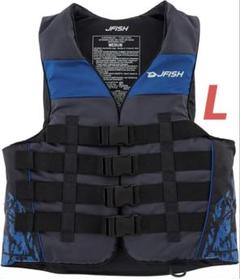 JFISH EVOLUTION SMALL ブラック/ブルー ライフジャケット エボリューション ライフベスト J-FISH(ジェイフィッシュ)｜ネオ