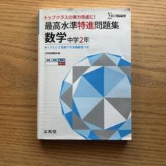 最高水準特進問題集 数学 中学2年