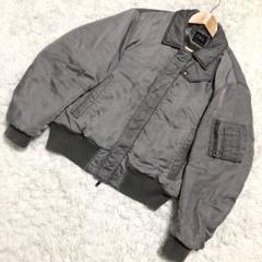 ZARA グレー MA-1 フライトジャケットSサイズ ZARA MA1 フライトジャケット グレー Mサイズ 希少カラー - メルカリ