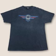 USA製 00s ハーレーダビッドソン Tシャツ グッドフェード ブラック 2X