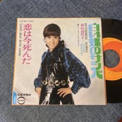 ☆EPレコード/森山加代子/白い蝶のサンバ/恋は今死んだ/ジャンク品☆