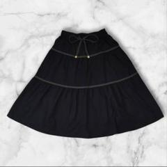【新品】スーパービューティー ◆ 黒の膝丈スカート ◆ サイズ40 2025年最新】super beauty レディース ひざ丈スカートの人気