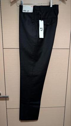 +J ウールパンツ 76cm UNIQLO ジルサンダー スラックス ブラック J ウールパンツ 76cm UNIQLO ジルサンダー スラックス ブラック