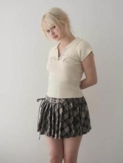 ANDMARY AM1366 Lindsay logo tops ivory A - メルカリ