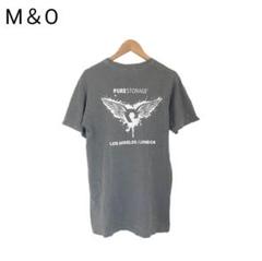 M＆O　Tシャツ　プリント　ヴィンテージ感　tech Fest22　半袖　S