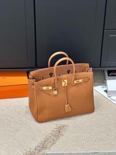 美品！HERMES バングル ケリー カデナ ゴールド ベージュ茶系