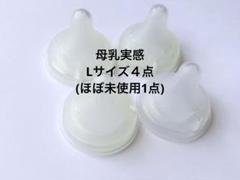 母乳実感 乳首 Lサイズ 4点 (ほぼ未使用1点)