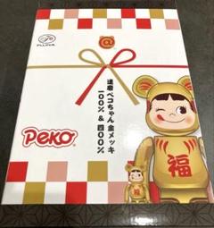 BE@RBRICK ベアブリック 達磨 ペコちゃん 金メッキ 100％ 400％のサムネイル