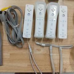 Wiiリモコン4個セットとAVケーブル