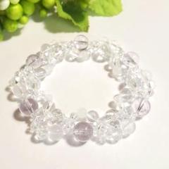 天然石　ブレスレット　＊No. 611＊ハンドメイド　パワーストーン　編み