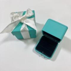 美品 ティファニー ブルーボックス リングケース 指輪入れ 空箱 ティファニー 指輪 空箱 リングケース 開封のみ - メルカリ