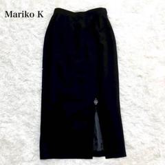 美品 MARIKO KOHGA 黒 ロングフレアスカート 東京ソワール 日本製 3024【東京ソワール】ロングスカート フレア 日本製 黒 L