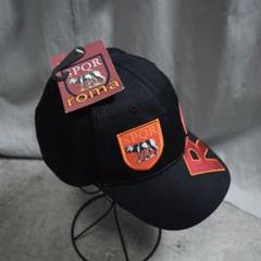 イタリア　セリエA ASローマ　　ボンボン付きニット帽。 AS Roma ASローマ ビーニー UCL F22HXS0010 代表・クラブウェア