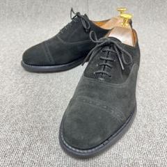美品✨SCOTCHGRAIN スコッチグレイン ブラック スエード 23.5㎝