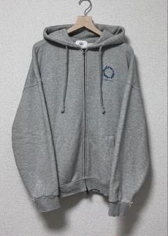 Camphor wood ダブルジップニットフーディーM チャコールグレー