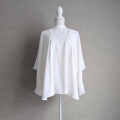 美品☆ENFOLD DRAPE PULLOVER 白 卒園式 入学式 にも