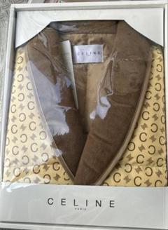 ★CELINE★ダウンベスト★総柄★マカダム柄★西川★ダウンジャケット★ セリーヌ 西川ダウン 日本製 マカダム柄 ショールカラー ダウン