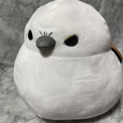 もちもちシマエナガBIGぬいぐるみ2 いかく　シマエナガ　ぬいぐるみ