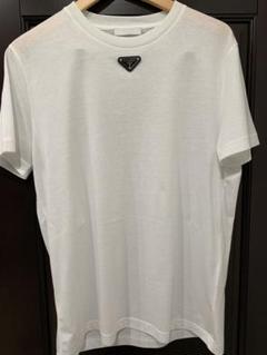 ‼️6月22までお値下げ可能‼️PRADA ホワイト Tシャツ M White Cotton T-shirt | PRADA