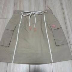 bape BAPY ベージュ ポケット付きスカート