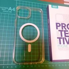 ESR ハイブリッドケースiPhone 14 Plus 用 クリア