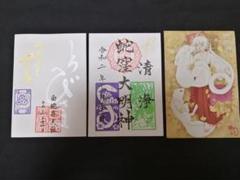 蛇窪神社【己巳の日】限定御朱印2種セット&はさみ紙付き