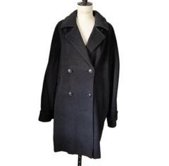 極美品♡Max Mara STUDIO チェスターコート　カシミア混　濃灰　40 早割 万博 極美品♡Max Mara 40 濃灰 カシミア混 チェスター