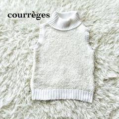 楽天市場】【中古】 Courreges サマーニット ロゴ刺しゅう