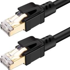 CAT8 LANケーブル　ケーブル40Gbps 2000MHz 超高速　10m