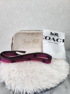 (美品)COACH ショルダーレザーバック F75818
