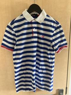 フレッドペリー FRED PERRY ポロシャツ S メンズ　青白ボーダー