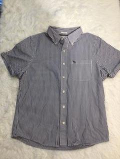 Abercrombie & Fitch ストライプ 半袖シャツ XL Abercrombie & Fitch ストライプ 半袖シャツ XL - メルカリ