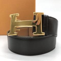 ✨希少・美品✨エルメス ベルト コンスタンス Hロゴ ◯F刻印 レザー ブラウン