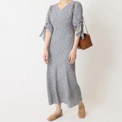 u by spick&span フラワーマキシワンピース