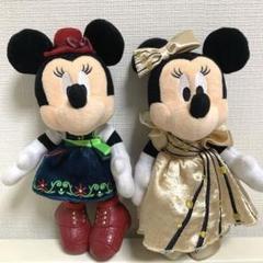 【美品】ミッキーミニーぬいぐるみバッジセット　マジカルミュージックワールド ミッキーのマジカルミュージックワールド ぬいぐるみバッジ