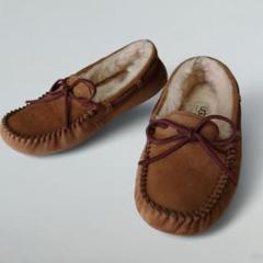 『未使用』UGG アグ　ダコタ　モカシン　スリッポン　リボン　ボア　スリッポン UGG アグ ダコタ モカシン スリッポン スエード リボン ボア