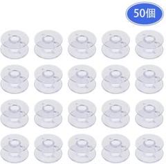 【50個入り】家庭用ミシン用　ボビン(11.5mm)無色