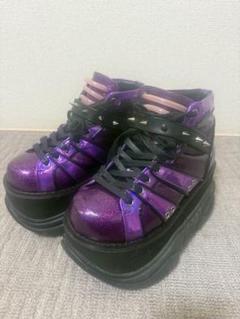 DEMONIA 厚底 スニーカー パープル 地雷系