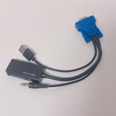 VGA ～ HDMI オーディオ アダプタ ケーブル 付き 1080P