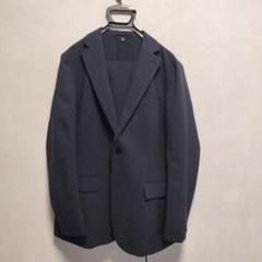 GU ネイビー ビジネスジャケット&パンツ Lサイズ　セットアップ