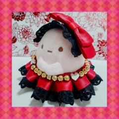 ♡新作♡♥ゴスロリドレス♥ ハンドメイド　着せ替え　すみっコ　ドレスも手作り!