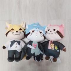 あらいぐま カルカル団 BIGぬいぐるみ1 全3種コンプリートセット　約25cm