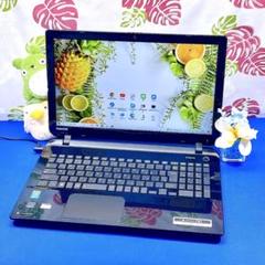 現品限り✨高性能Corei7＆高速SSD！東芝黒ノートPC✨ブルーレイ薄型カメラ