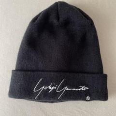 Yohji Yamamoto ニット帽 黒 Yohji Yamamoto(ヨウジヤマモト) ニットキャップ・ビーニー